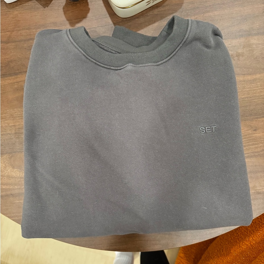Set Active crewneck in Graphite
